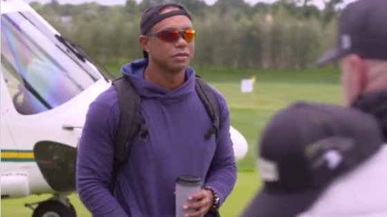 Tiger Woods arrives at Adare Manor for JP McManus Pro-Am